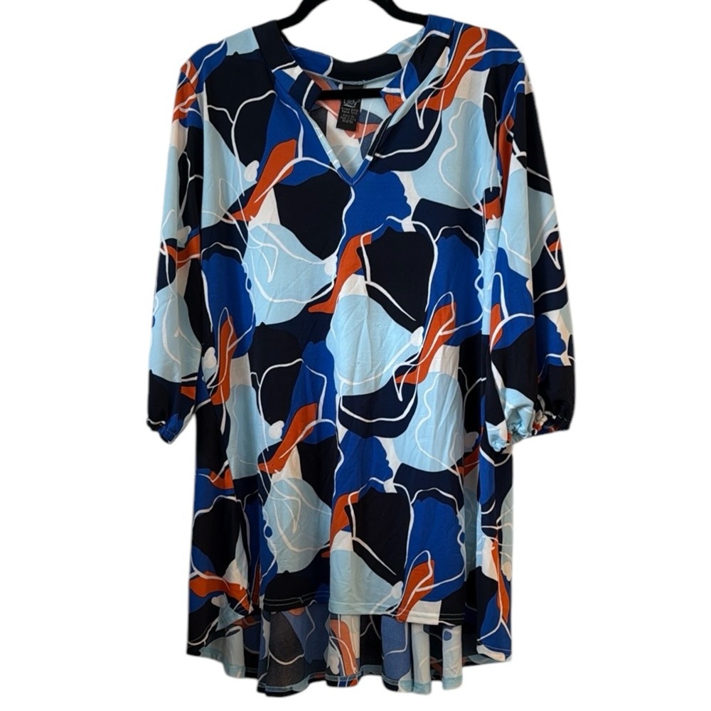 🌻 Flawed but Fabulous Lildy Patterned Blouse